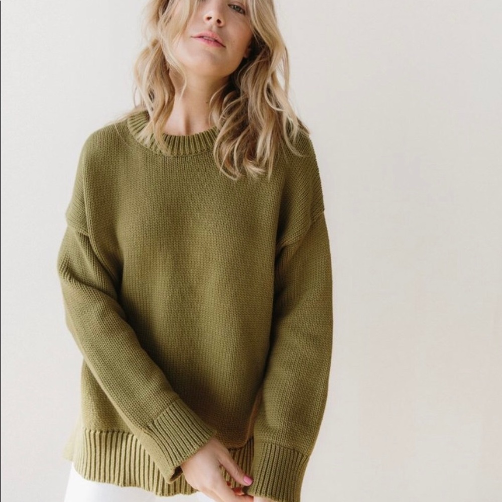 Jenni Kayne cotton boyfriend sweater